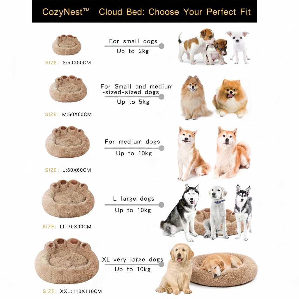 Pup Pal™ CozyNest Calming Dog Bed